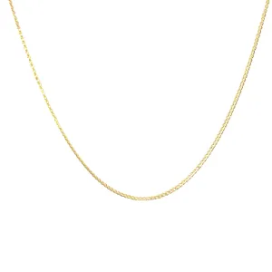 14K YELLOW GOLD 12 GRAMS MICRO CUBAN 2.5MM 22" INCH