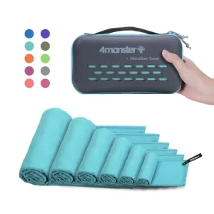4 Monster - EVA Antibacterial Microfiber Travel Towel L ( 60X120 CM )