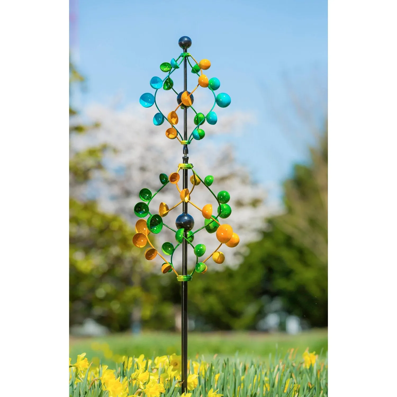 60"H Swirling Bubble Wind Spinner,47m2194