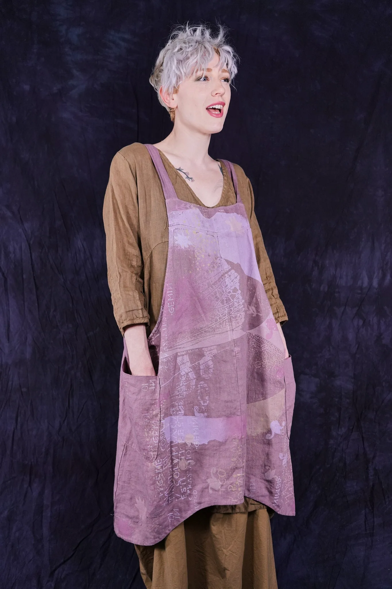 6202 Cantina Apron Rose Earth-P