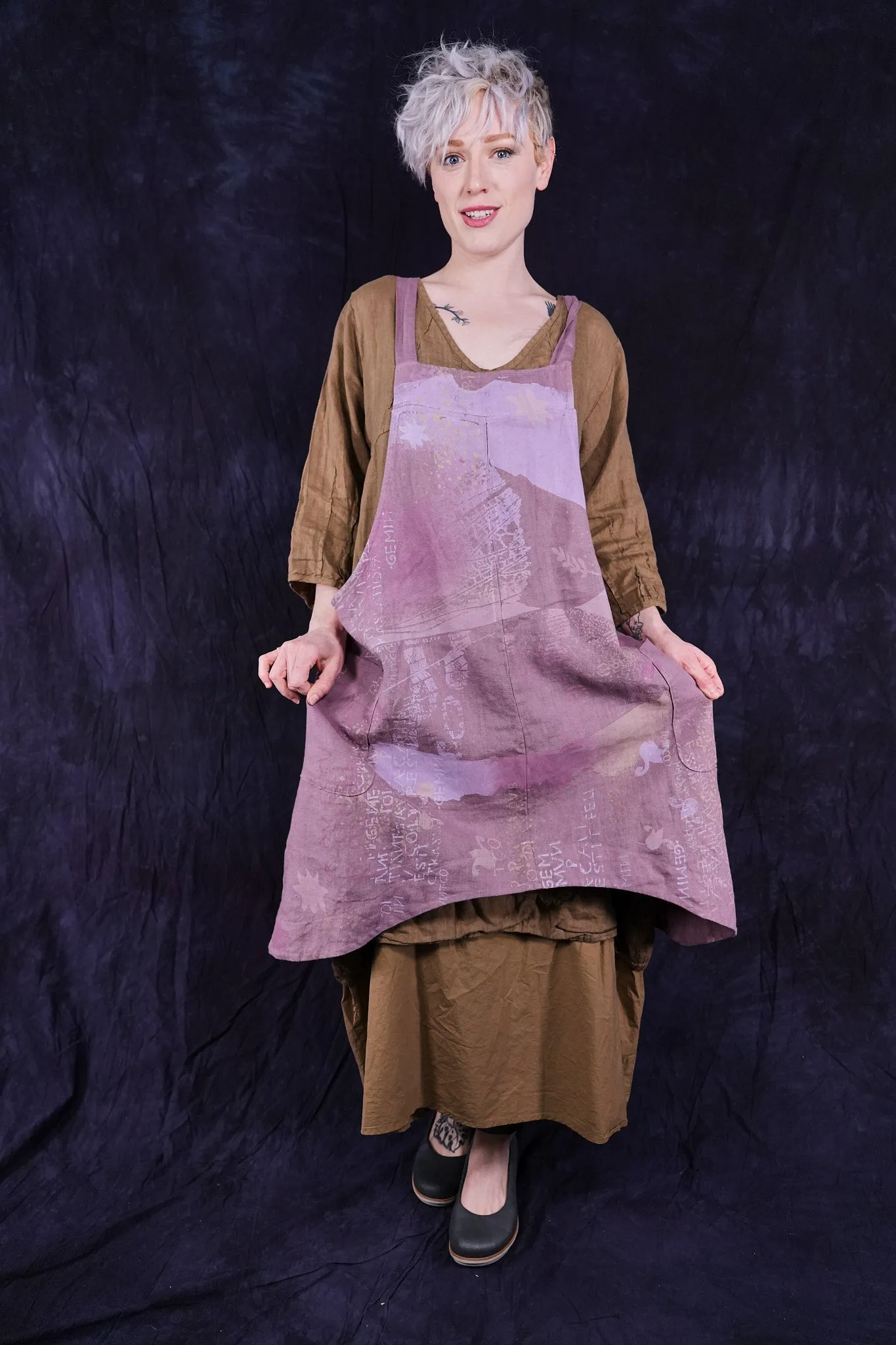 6202 Cantina Apron Rose Earth-P