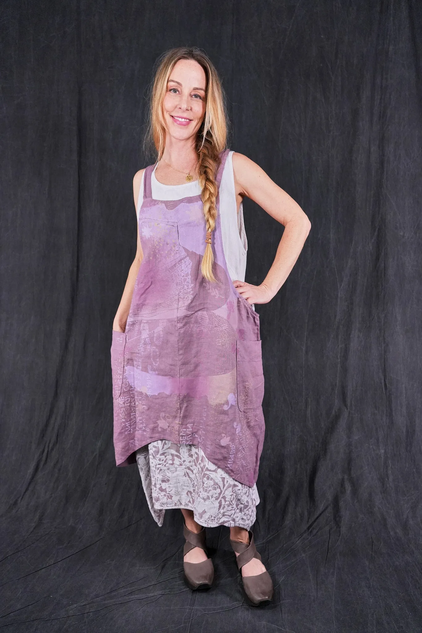 6202 Cantina Apron Rose Earth-P