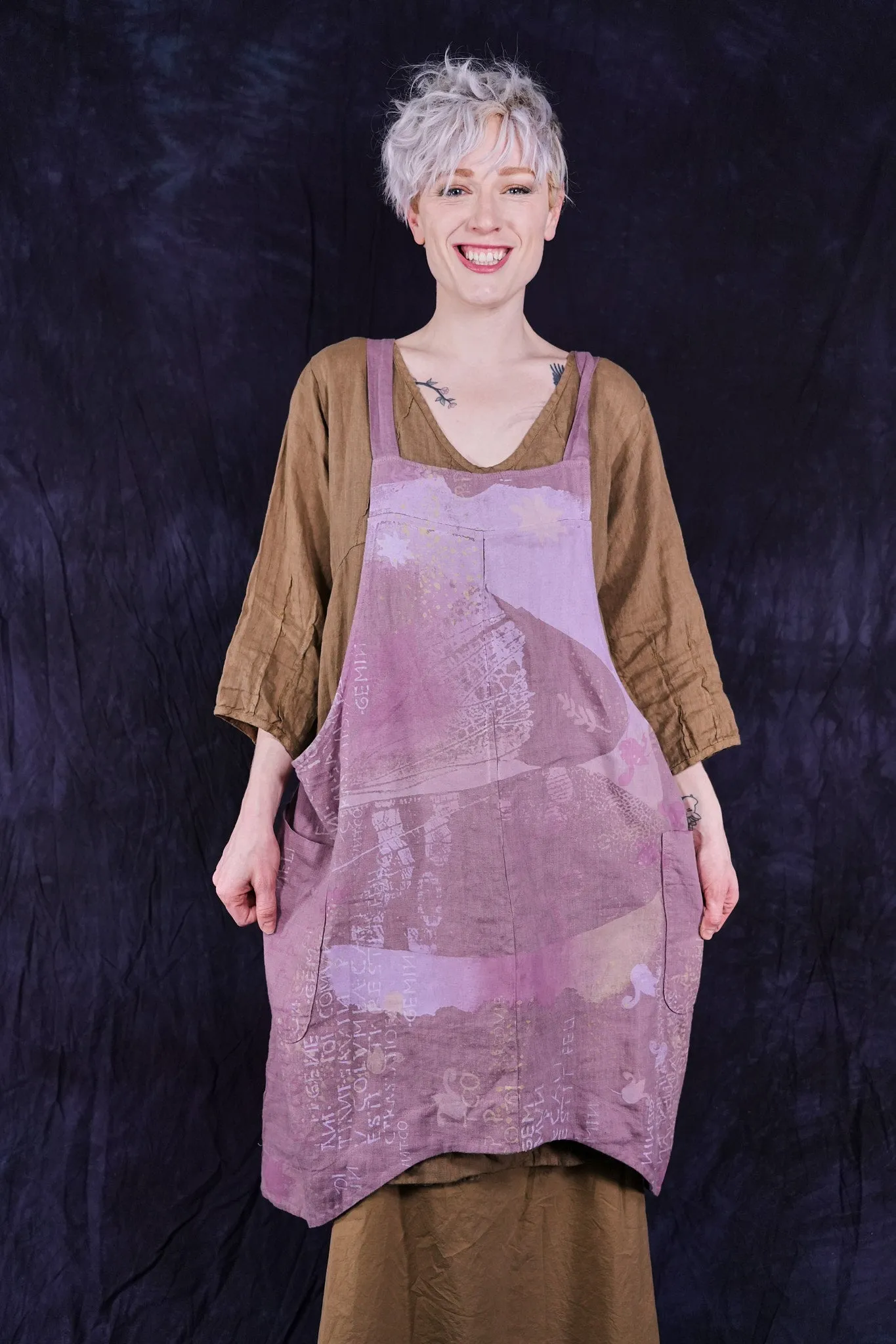 6202 Cantina Apron Rose Earth-P