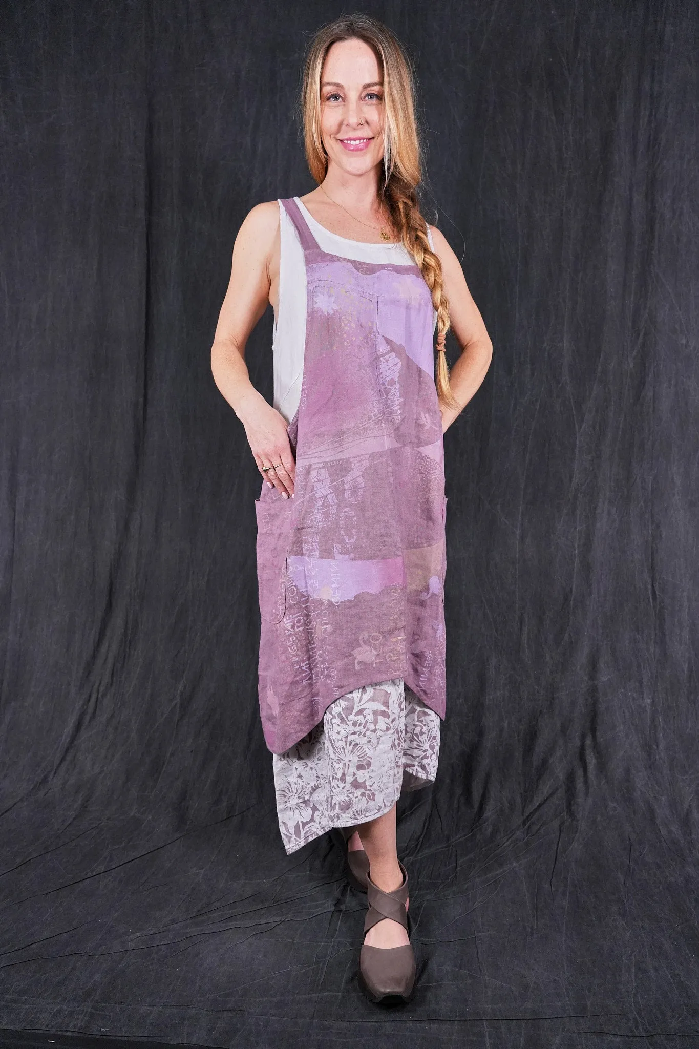 6202 Cantina Apron Rose Earth-P