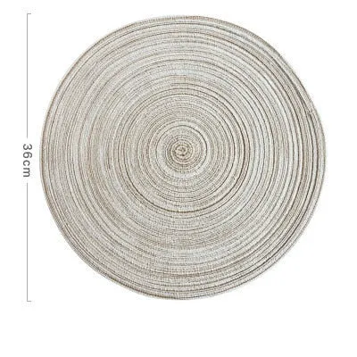 6pcs Round Placemats