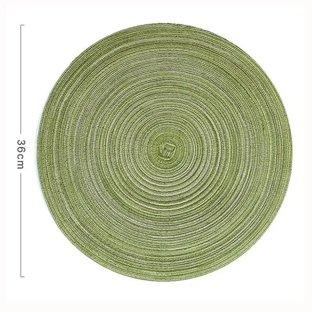 6pcs Round Placemats