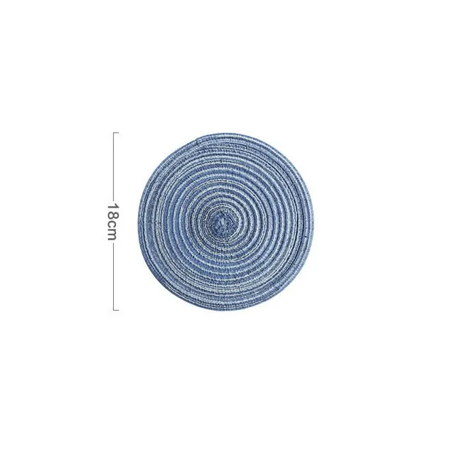 6pcs Round Placemats
