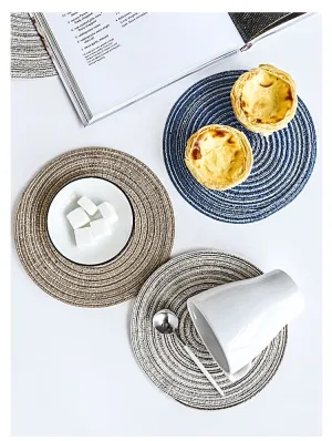 6pcs Round Placemats