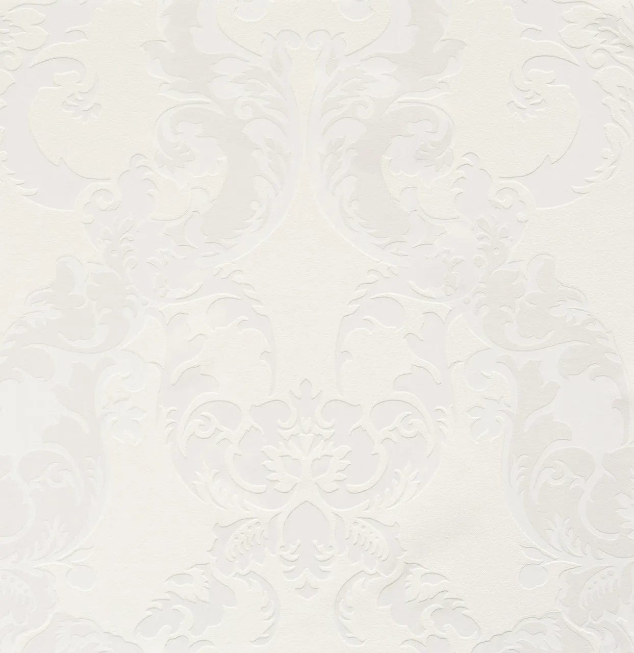 Adorn Floral Scroll Yellow Beige 48664 Wallpaper