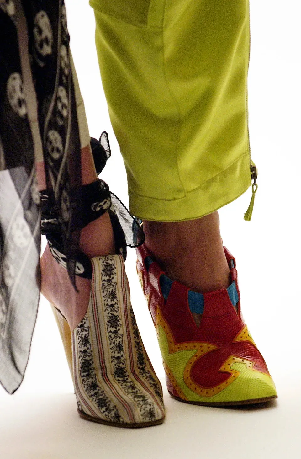 Alexander McQueen FW 2003 Silk Skull Scarf