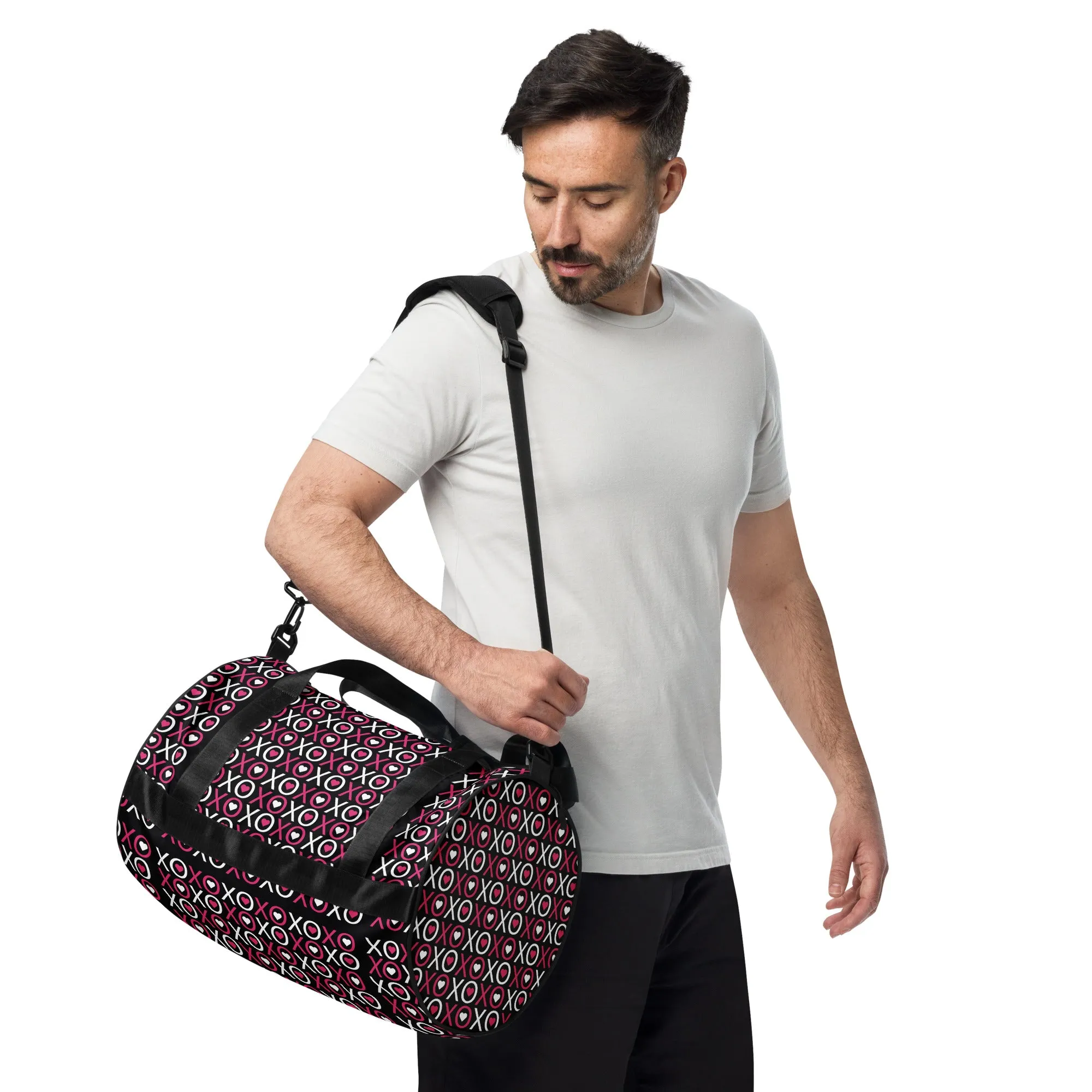 All-over print gym bag. Travel Bag, Gym, Weekend Bag