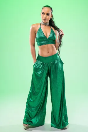 Alma Emerald Pants Set