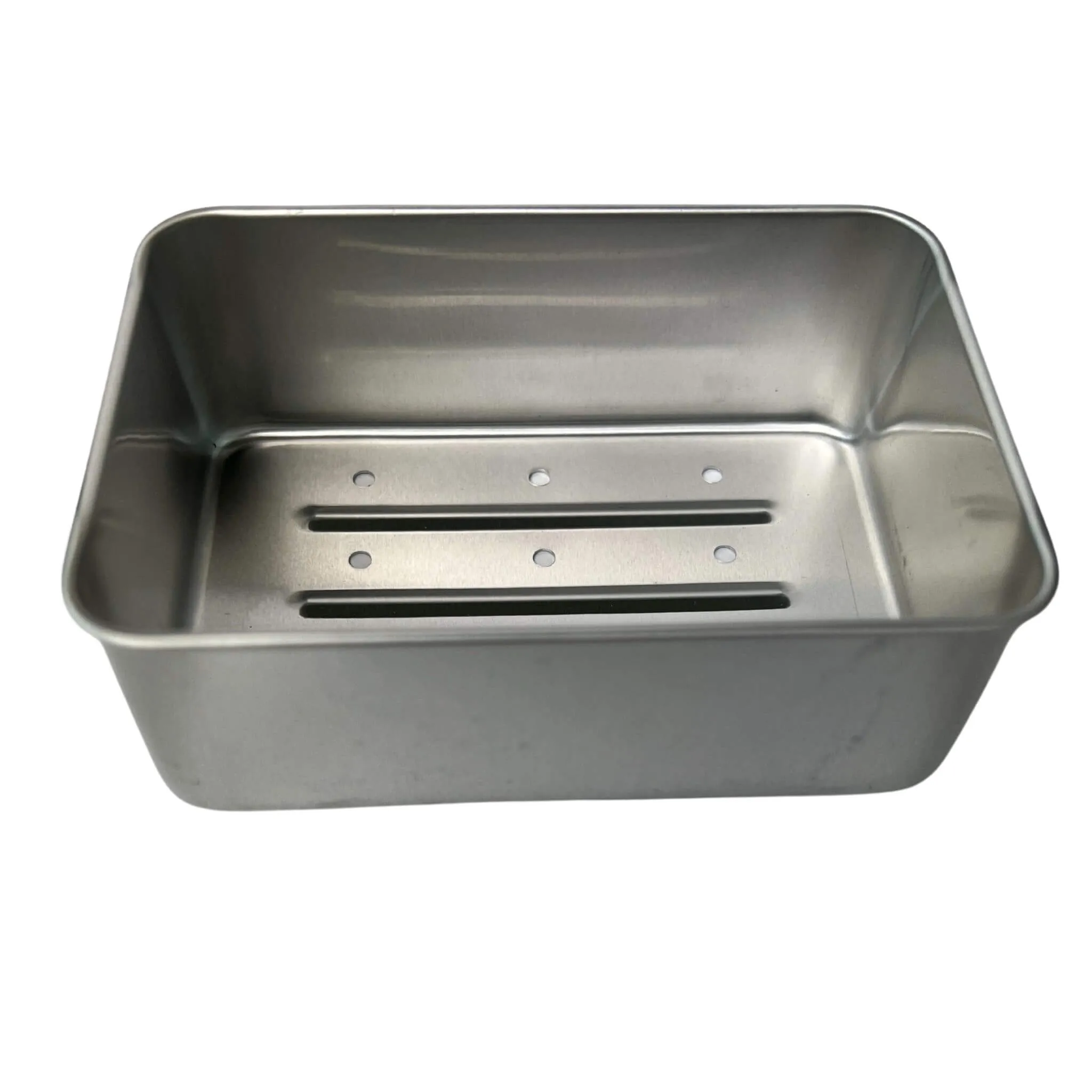 Aluminium Soap Dish Travel Tin with Drainer