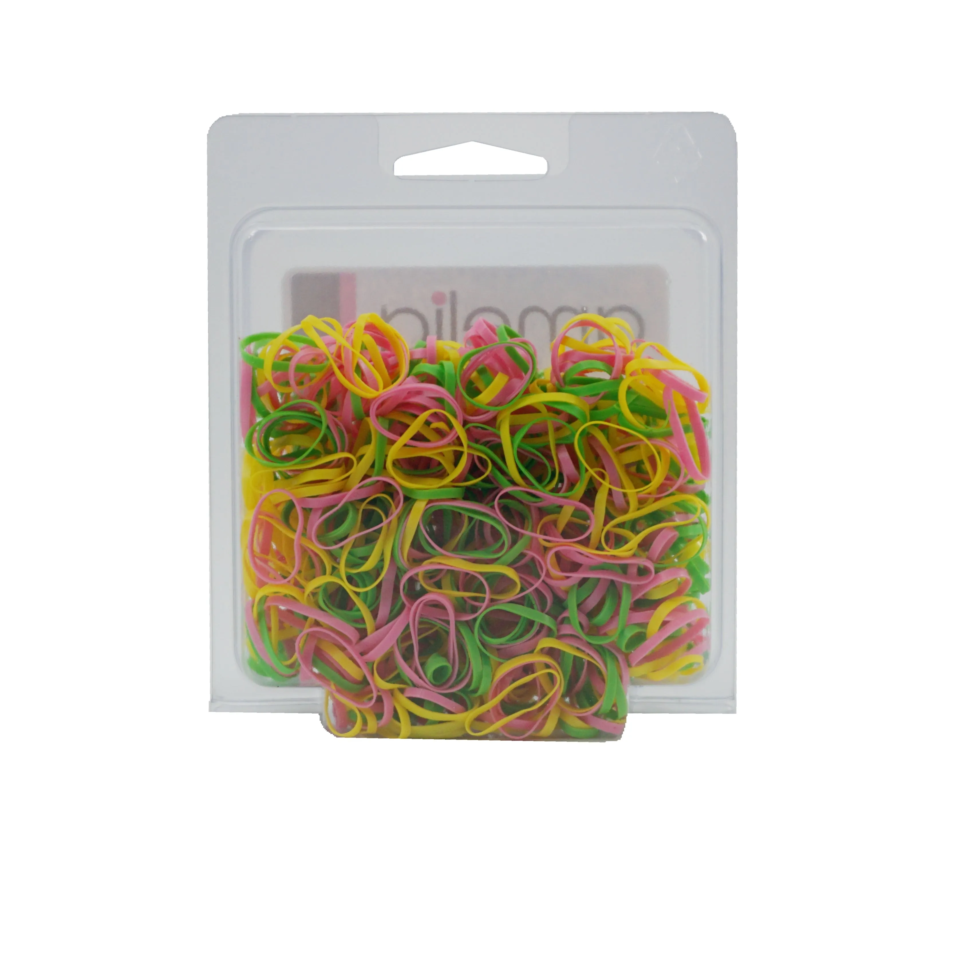Amelia Beauty | 1/2in, Brights Neon Mix, Tangle Free Elastic Pony Tail Holders | Made in USA, Ideal for Ponytails, Braids, Twists. For Women, Girls. Pain Free, Snag Free, Easy Off | 500 Pack