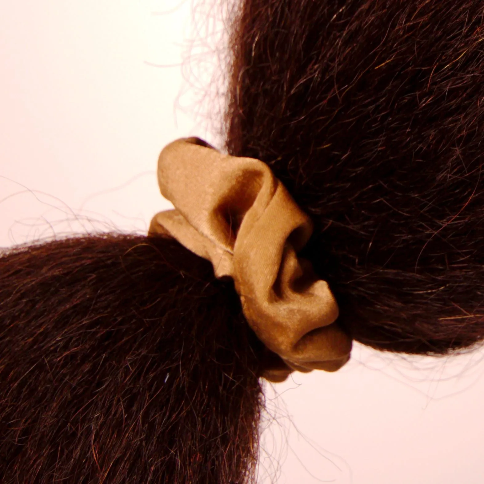 Amelia Beauty | 3in Neutral Colors Crepe Scrunchies | Soft, Gentle and Strong Hold | No Snag, No Dents or Creases | 8 Pack