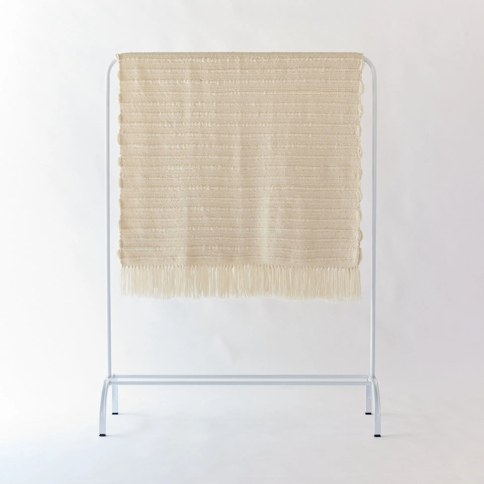 ANA Handwoven Merino Wool Textured Blanket