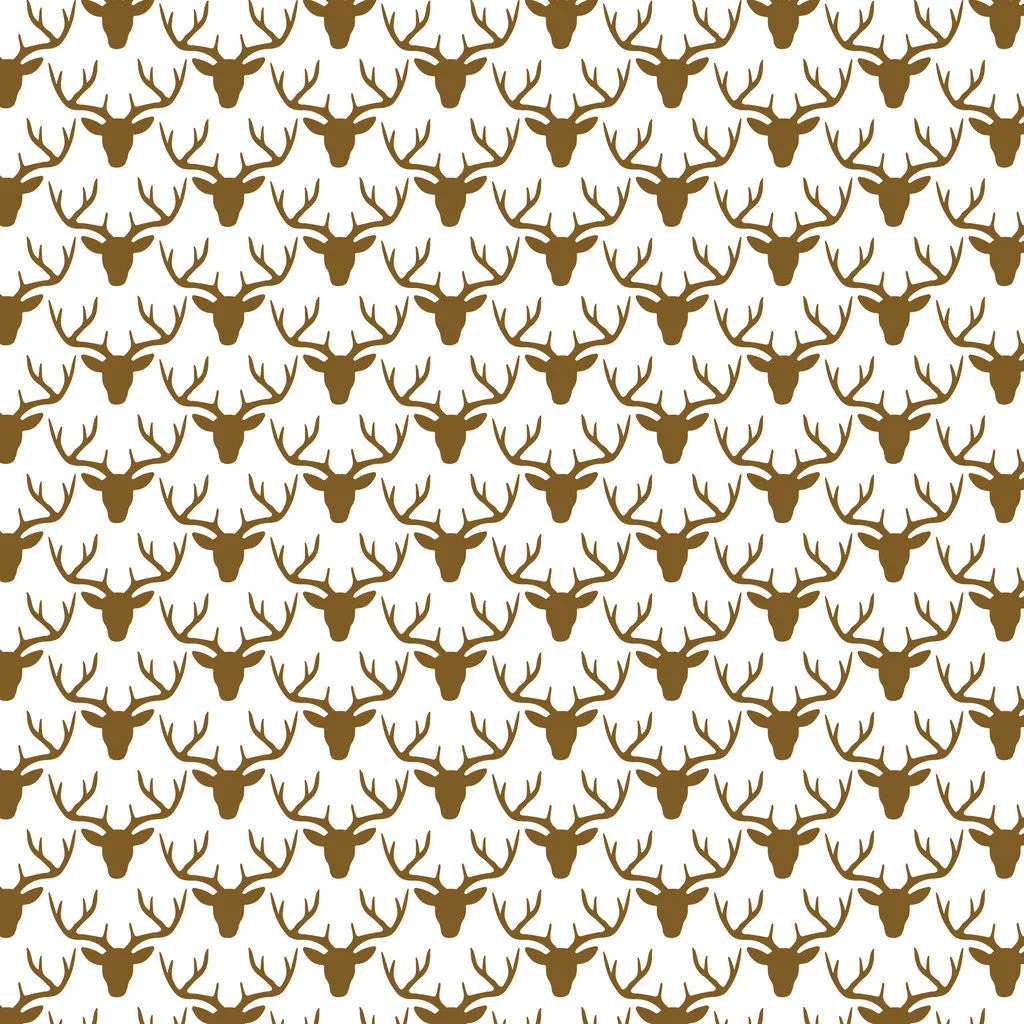 Antler Floral Adhesive Vinyl Sheet