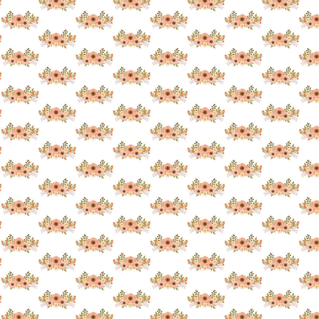 Antler Floral Adhesive Vinyl Sheet