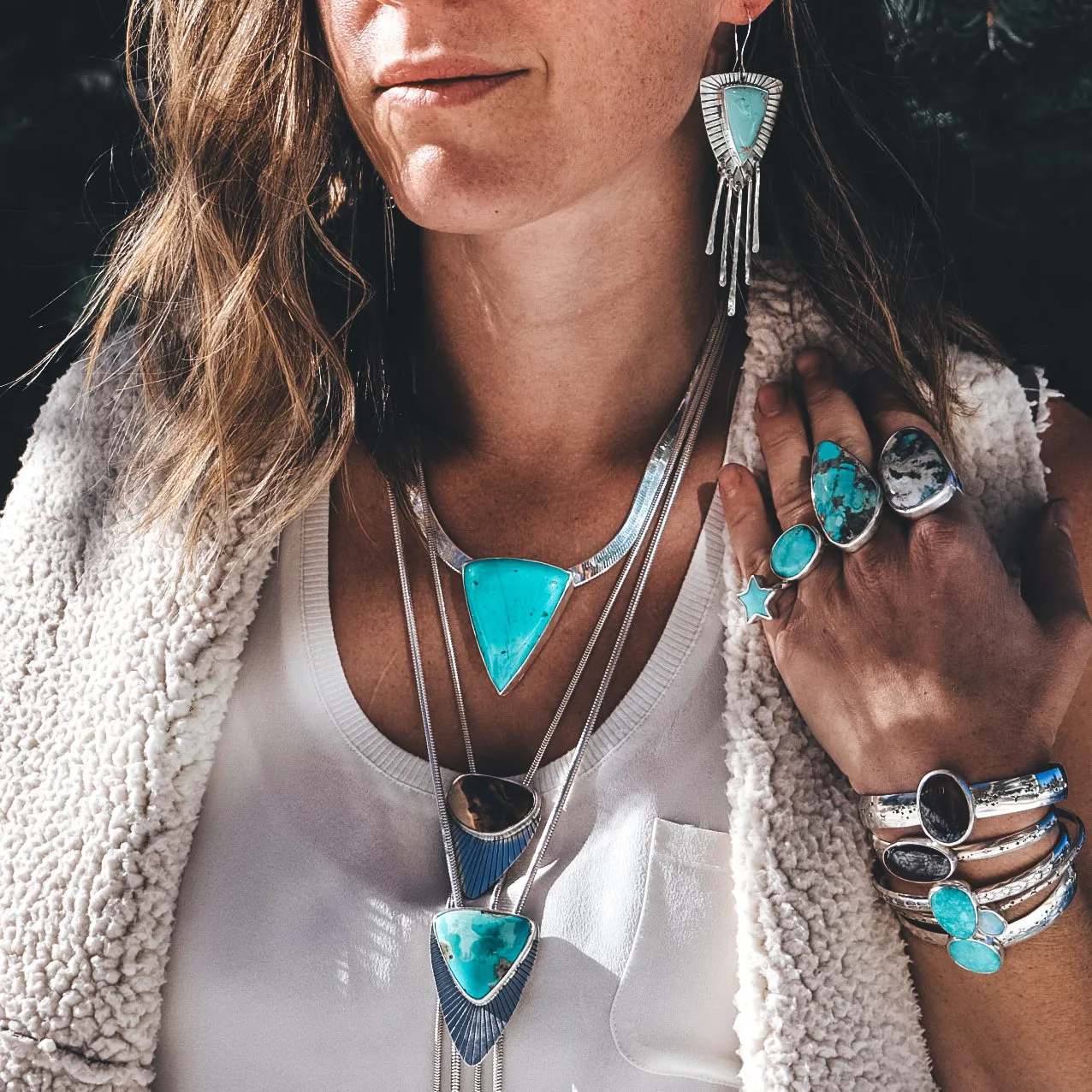 Armenian Turquoise Fringies #3