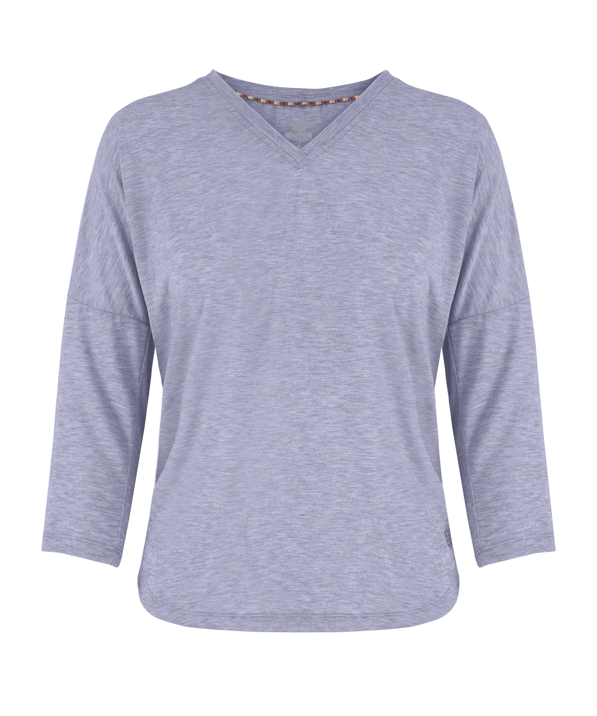 Asha V-Neck 3/4 Sleeve Top - Lavender