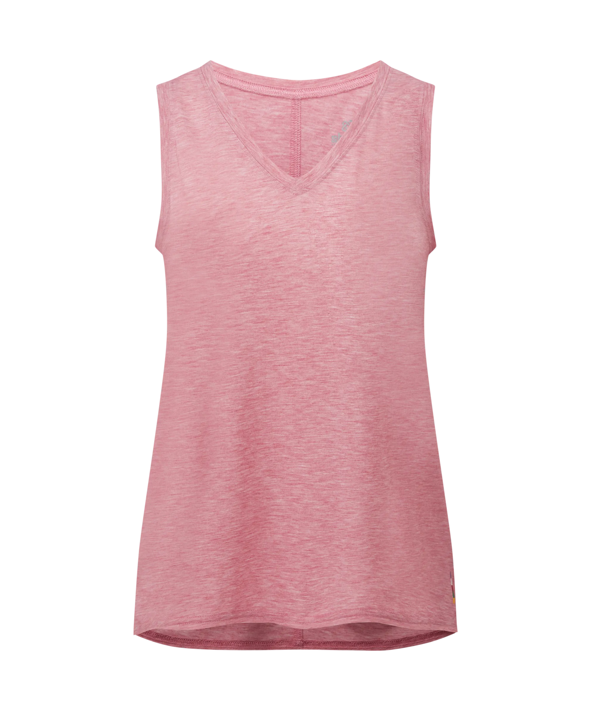 Asha V-Neck Tank Top - Mineral Red