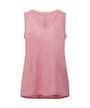 Asha V-Neck Tank Top - Mineral Red