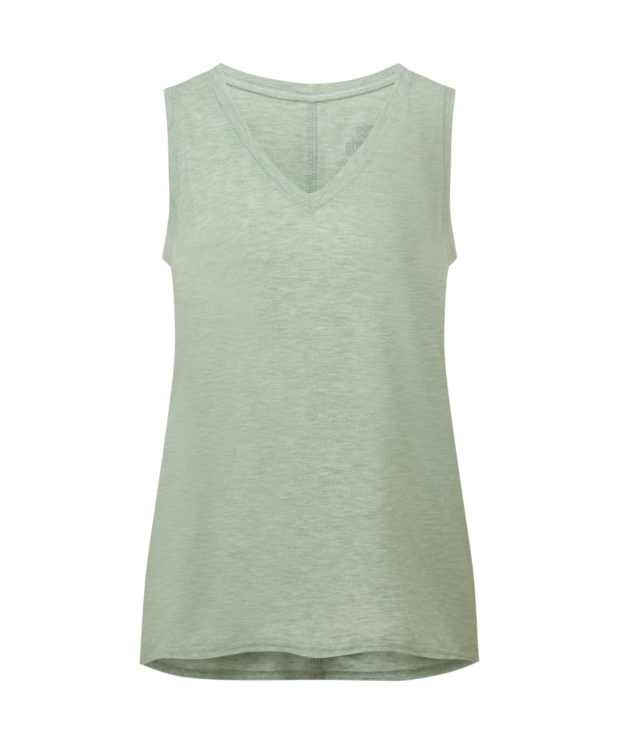 Asha V-Neck Tank Top - Thyme