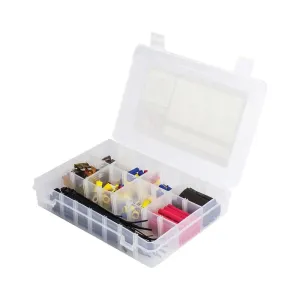 Assorted Fuses Terminals Cable Ties - 192pcs