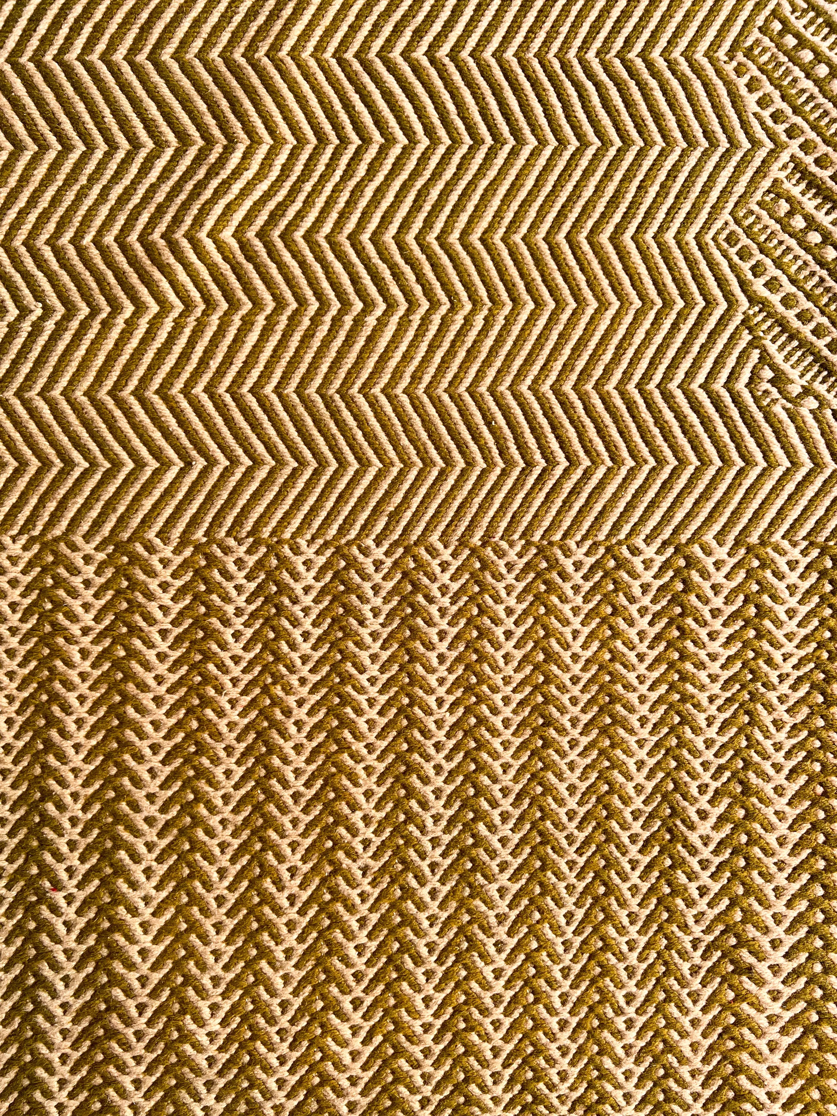 Aït Tigga's Symbolic Olive Flatweave