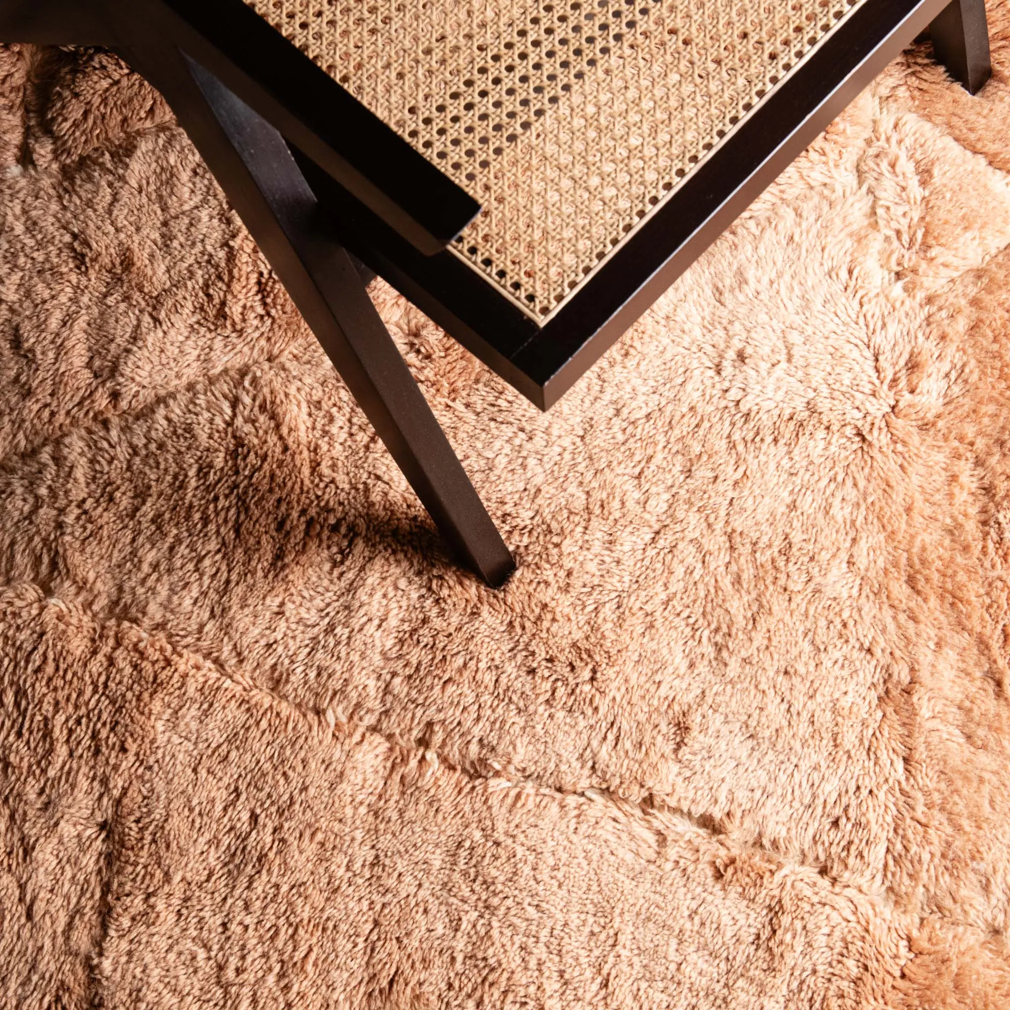 Autumn Round - Luxury Shag Moroccan Rug