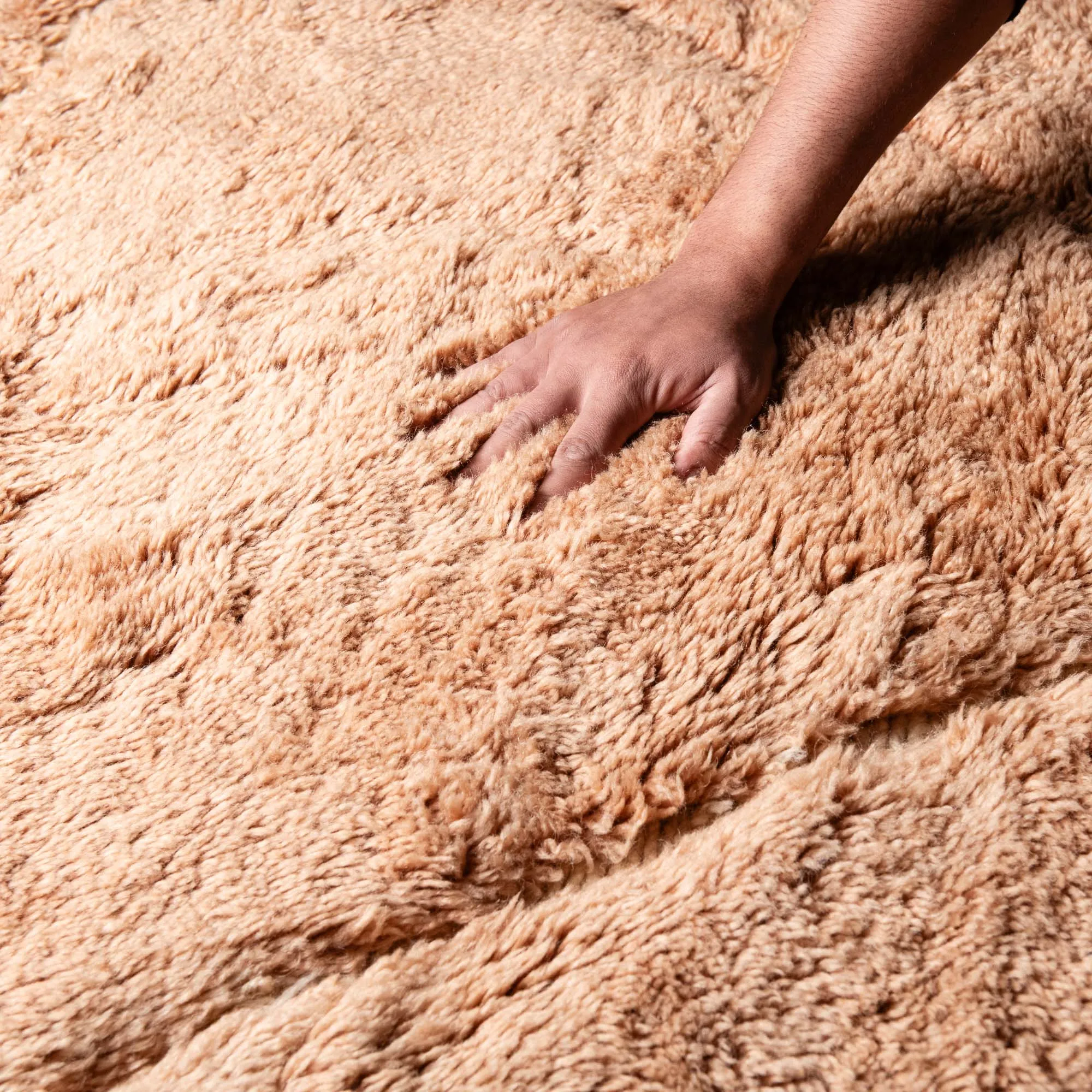 Autumn Round - Luxury Shag Moroccan Rug