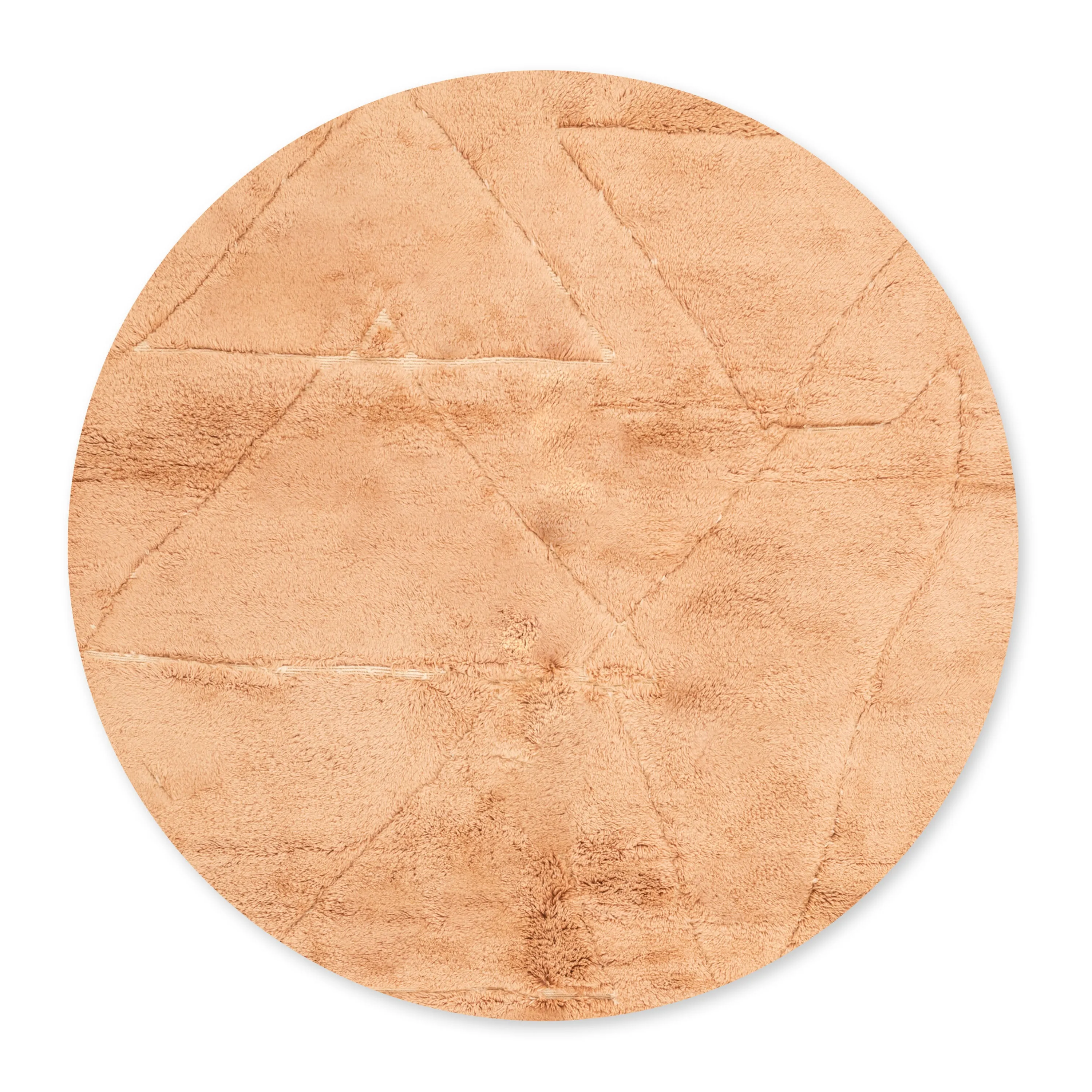 Autumn Round - Luxury Shag Moroccan Rug