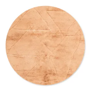 Autumn Round - Luxury Shag Moroccan Rug