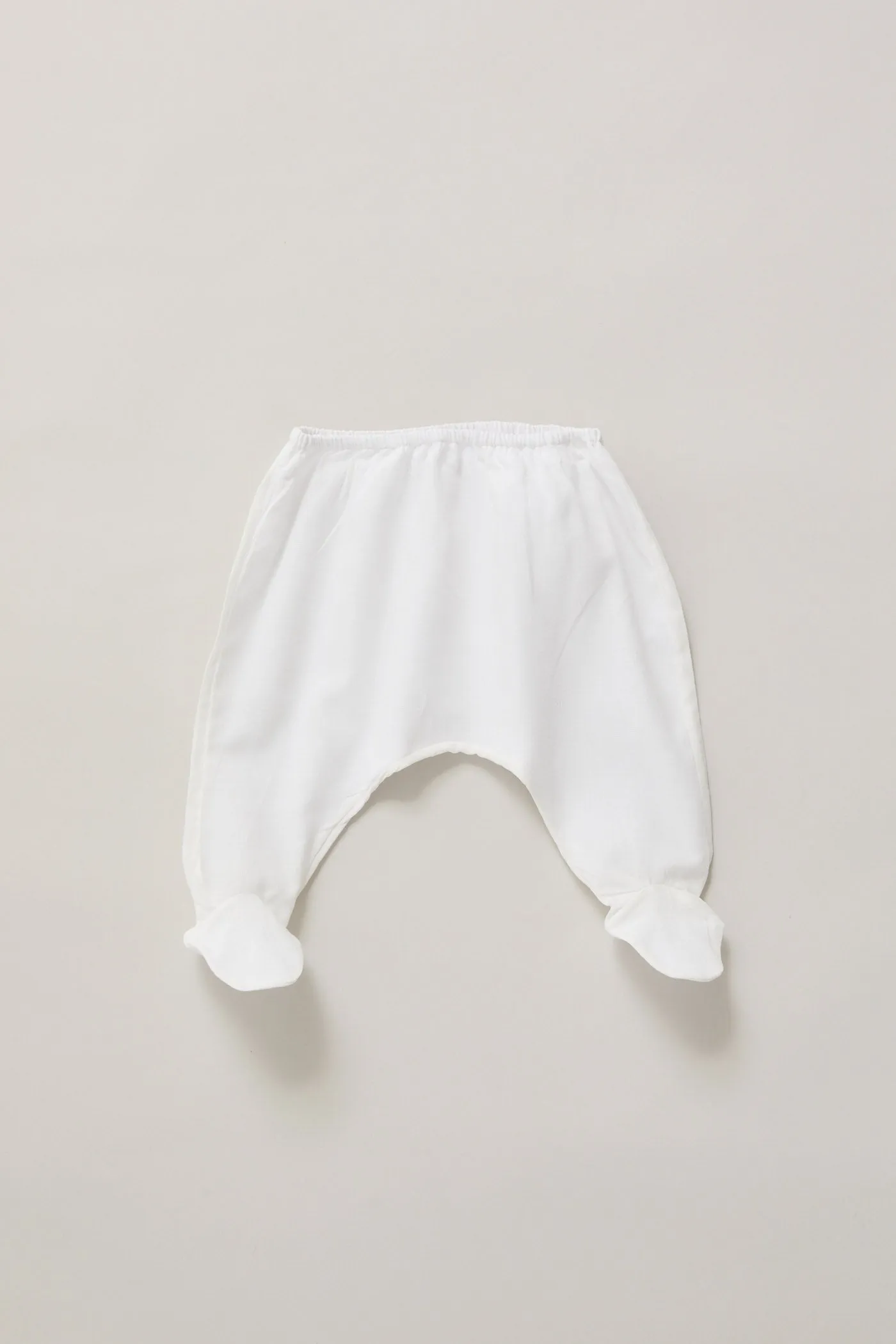 Baby Kimono Set In Pearly White
