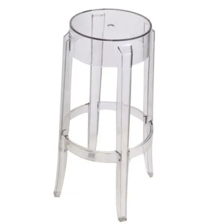 Backless Ghost Bar Stool