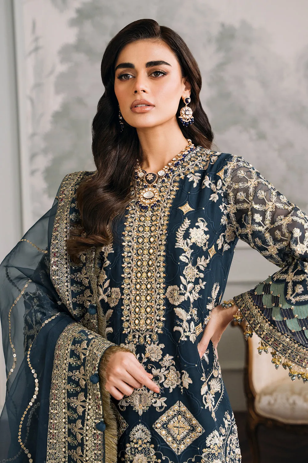 BAROQUE | Chantelle 2024 - EMBROIDERED CHIFFON CH12-01