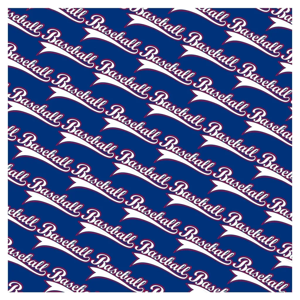 Baseball CUBS Heat Transfer Vinyl Sheet