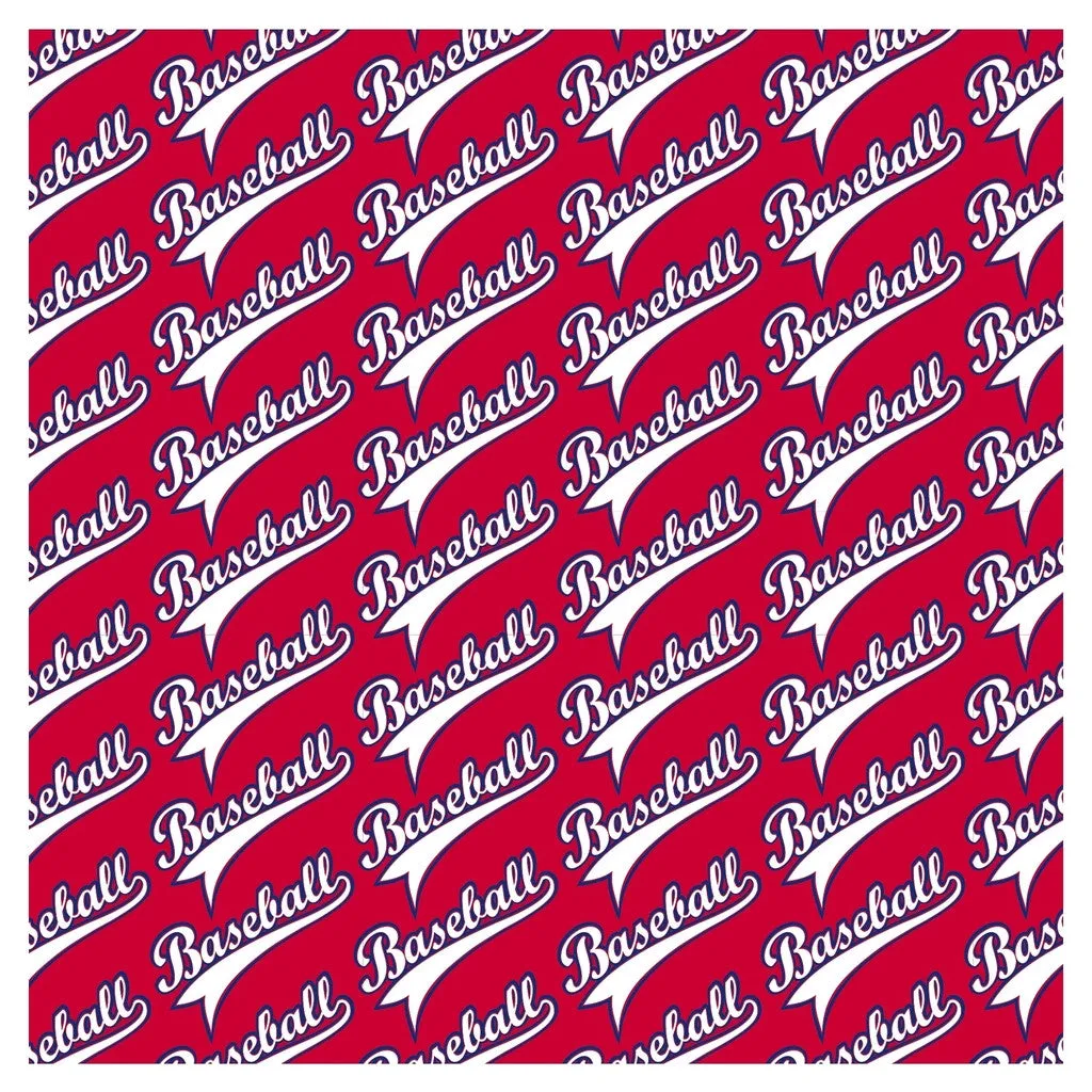 Baseball CUBS Heat Transfer Vinyl Sheet