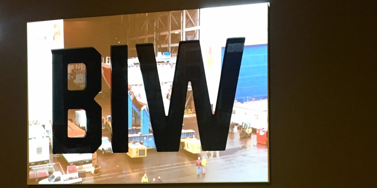 Bath Iron Works: Building America's Navy Plaque
