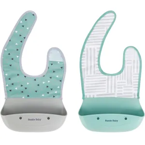 Bazzle Baby Foodie®  Bib With Print 2-Pack: Geo Confetti