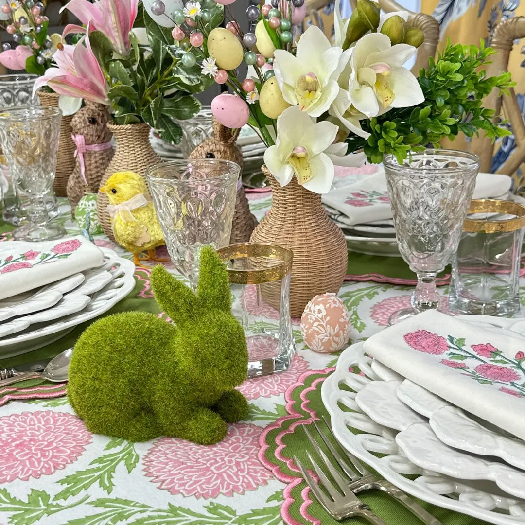 Bettina Placemat - Green & Pink (Set of 4)