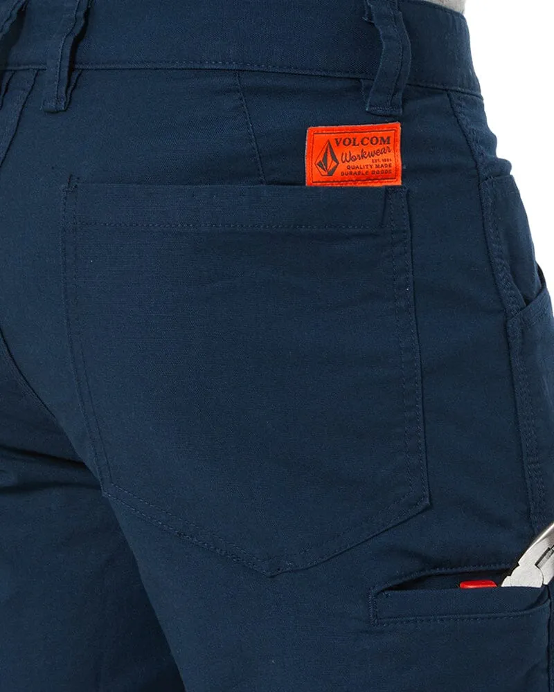 Bevel Work Short - Navy