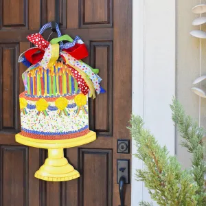 Birthday Cake Door Hanger