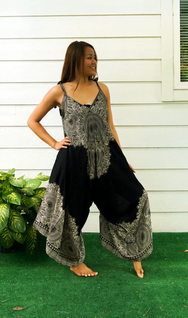 Black Lotus Boho Jumpsuit
