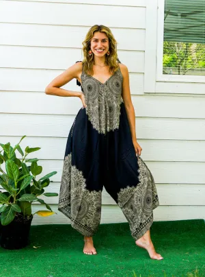 Black Lotus Boho Jumpsuit