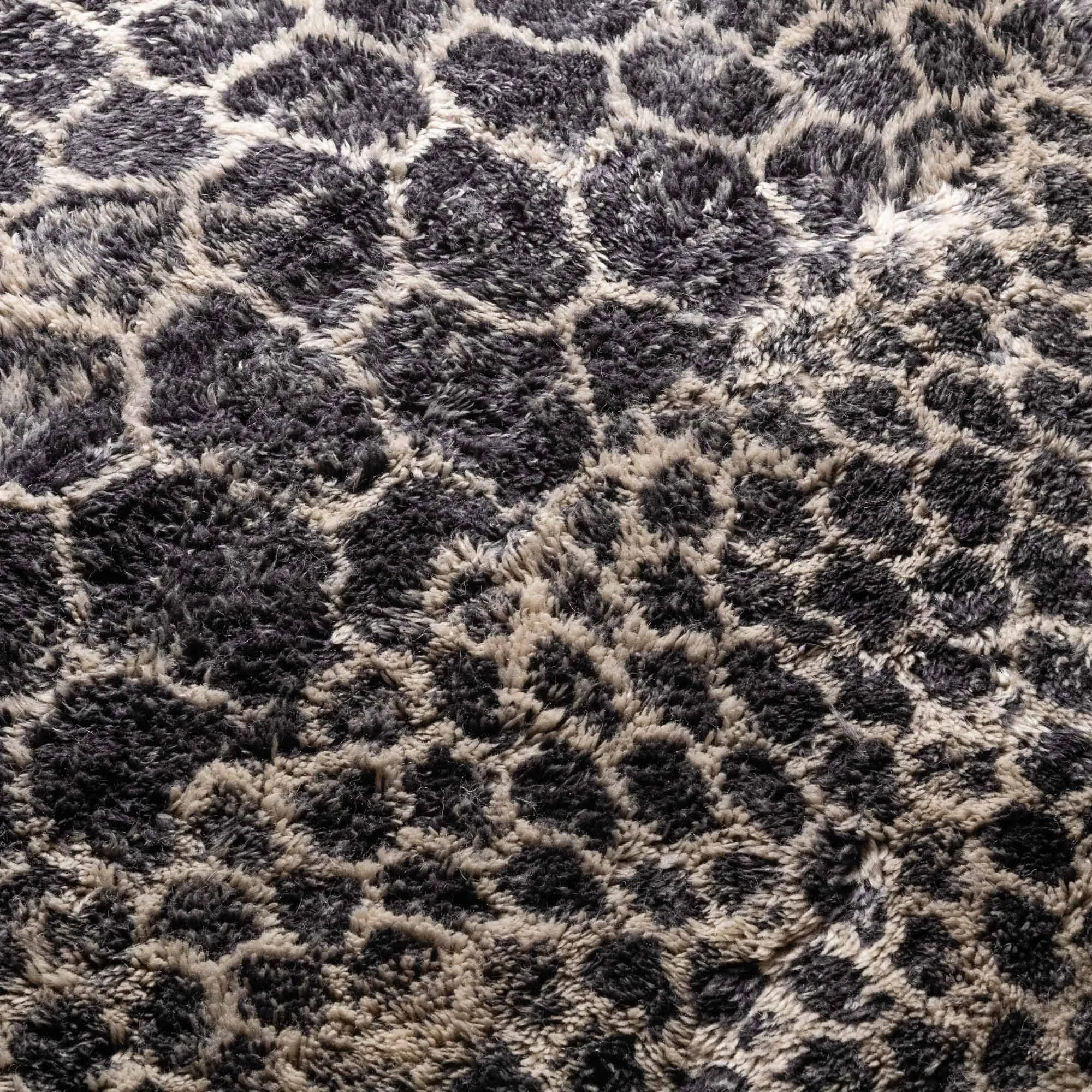 Black Mamba - Luxury Shag Moroccan Rug