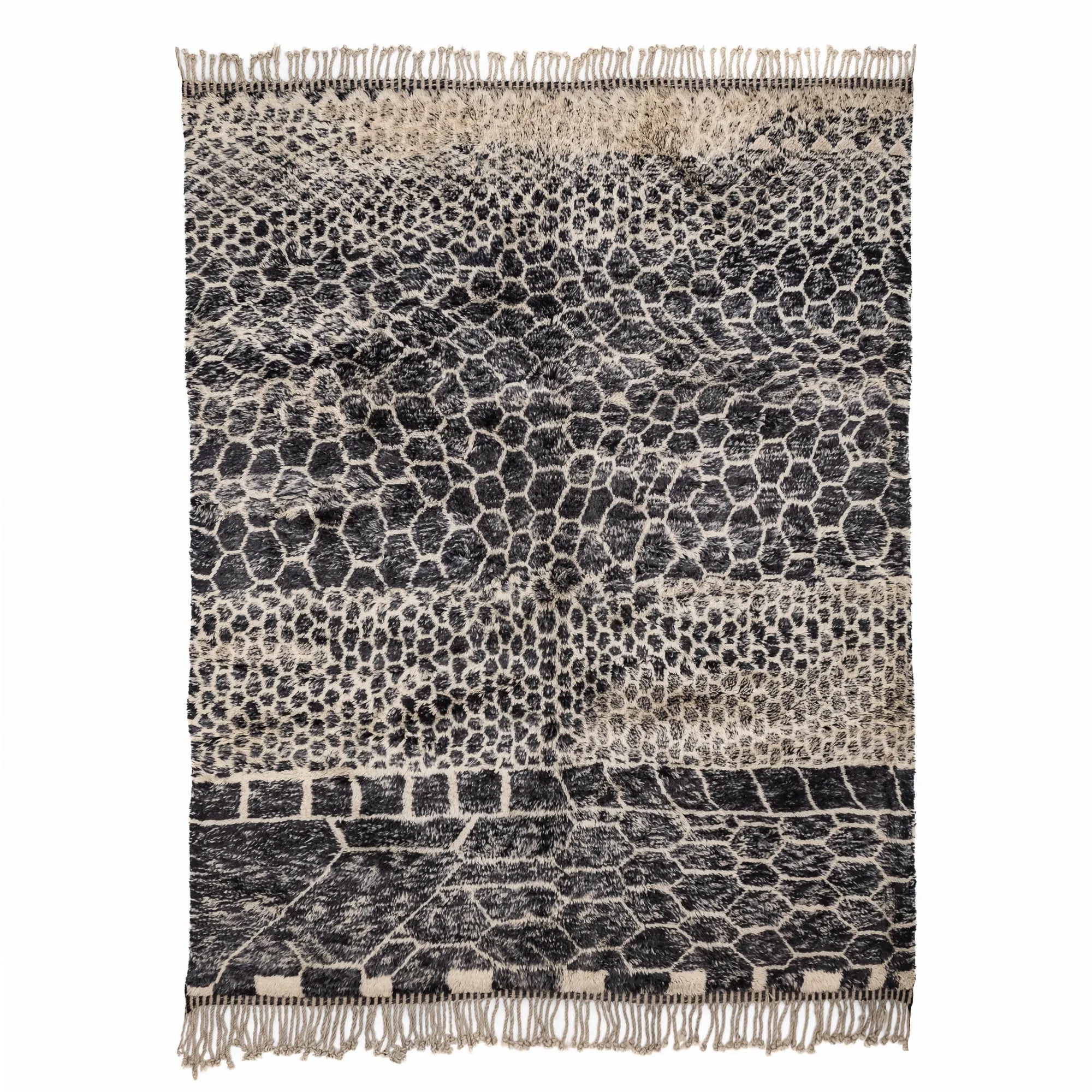 Black Mamba - Luxury Shag Moroccan Rug