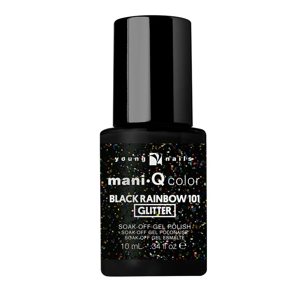 Black Rainbow 101, Shimmer Black, 1/3 oz