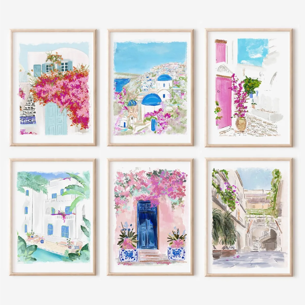 BLUE DOOR GALORE - Art Print