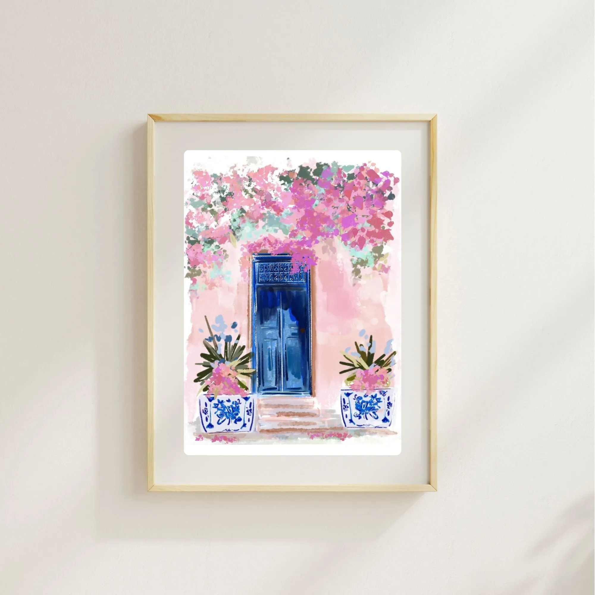 BLUE DOOR GALORE - Art Print